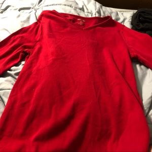 long sleeve red shirts